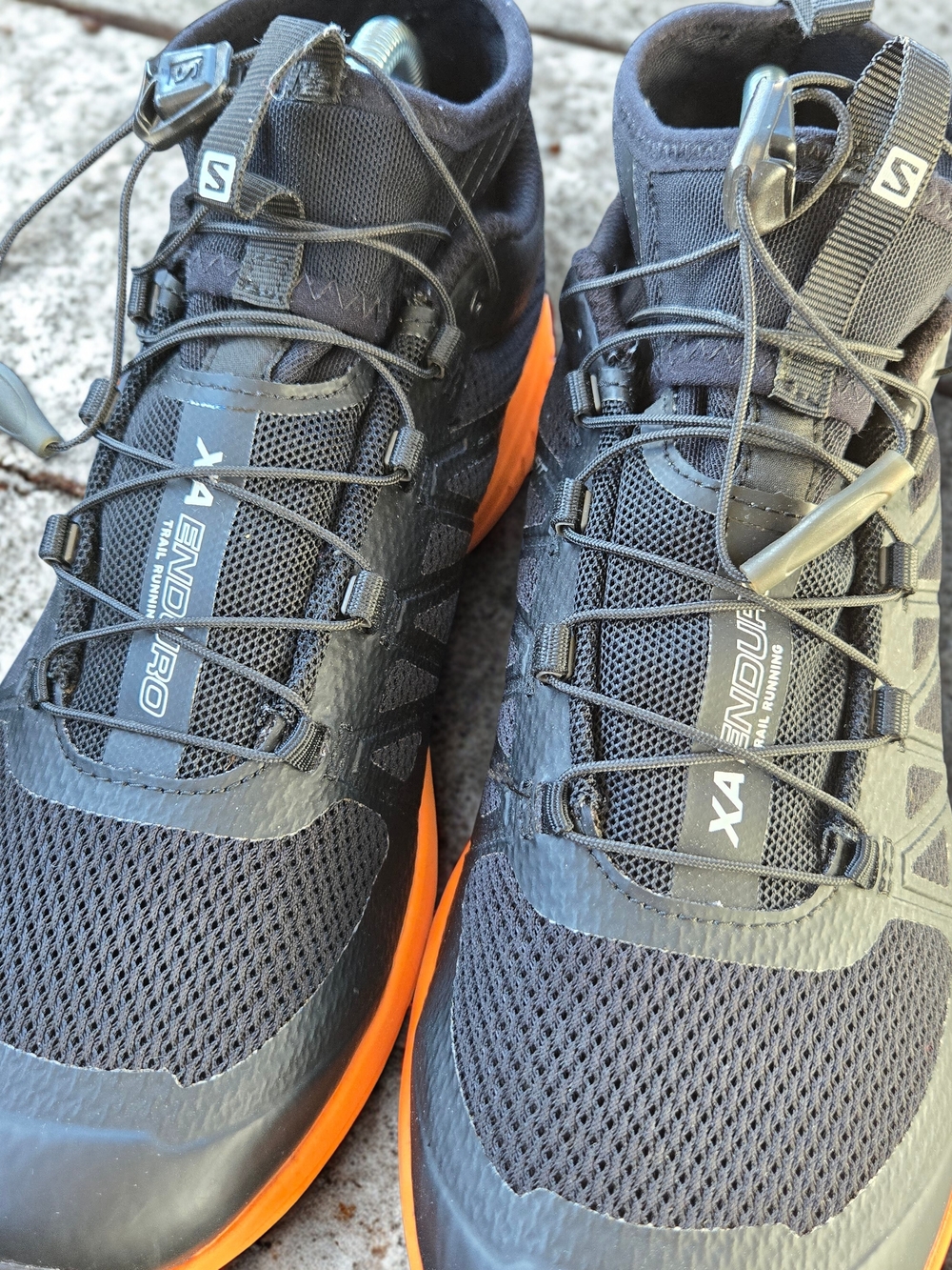 Salomon XA Enduro Men's Black/Orange Trail Running Shoes